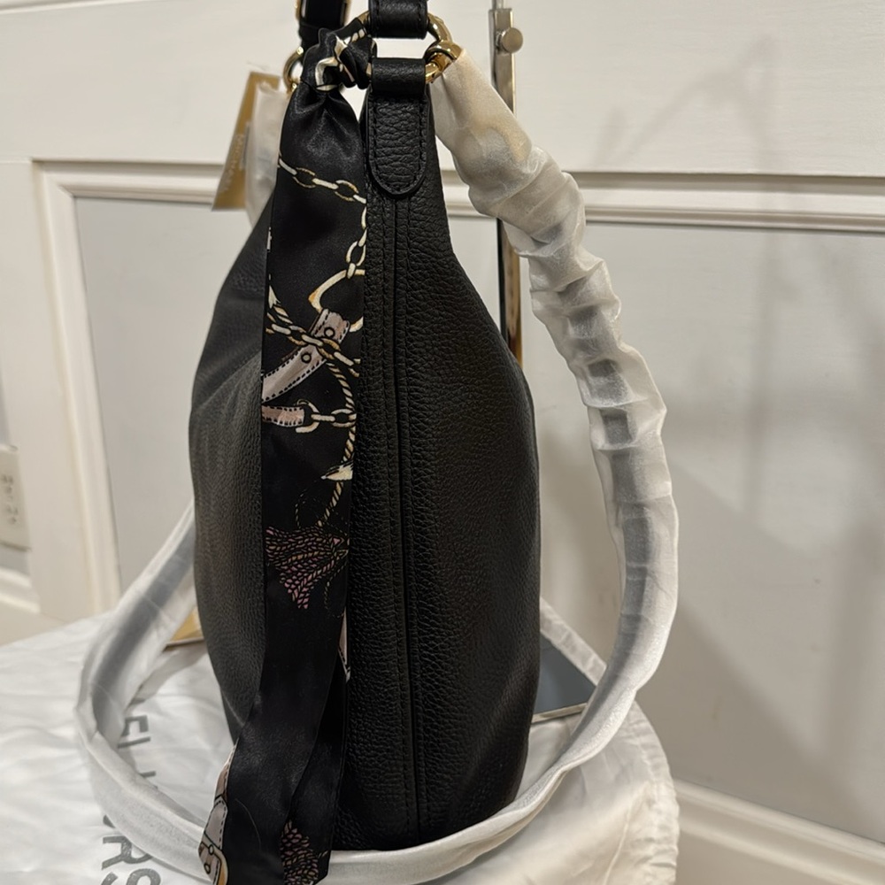 Michael Kors Bag Large Black Pebbled Leather Satchel Bag - Picture 5 of 17